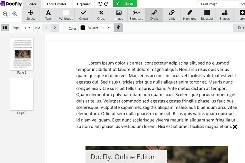 docfly online editor
